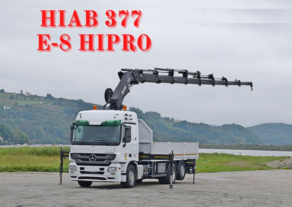 Mercedes-Benz ACTROS 2544 * HIAB 377 E - 8 HIPRO + FUNK* TOP Mercedes-Benz ACTROS 2544 * HIAB 377 E - 8 HIPRO + FUNK* TOP - Kraanwagen, Vrachtwagen met open laadbak: afbeelding 1 Mercedes-Benz ACTROS 2544 * HIAB 377 E - 8 HIPRO + FUNK* TOP Mercedes-Benz ACTROS 2544 * HIAB 377 E - 8 HIPRO + FUNK* TOP - Kraanwagen, Vrachtwagen met open laadbak: afbeelding 1