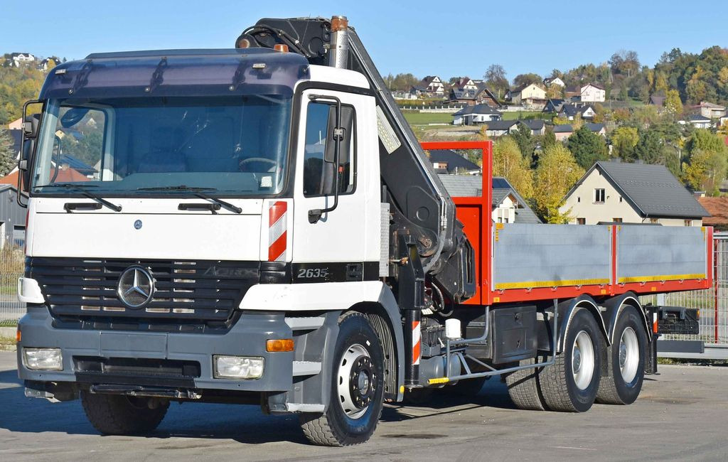 Mercedes-Benz ACTROS 2635 Pritsche 6,40m + HIAB 400 E-5 + FUNK - Kraanwagen: afbeelding 4 Mercedes-Benz ACTROS 2635 Pritsche 6,40m + HIAB 400 E-5 + FUNK - Kraanwagen: afbeelding 4