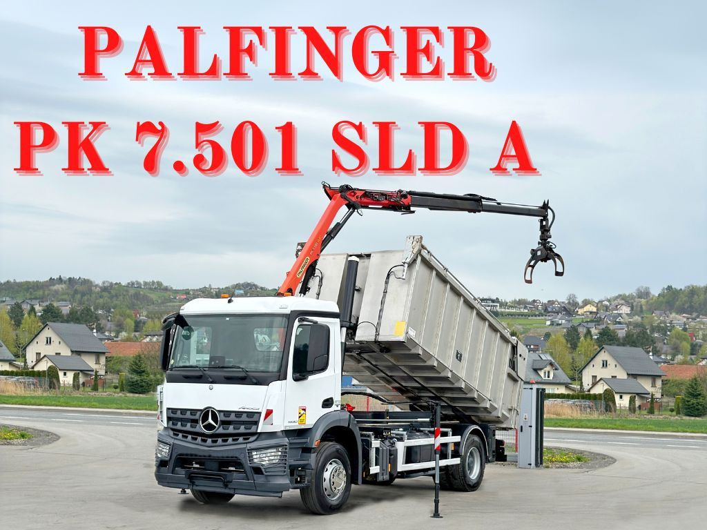 Mercedes-Benz AROCS 1830* KIPPER 5,00m * PK 7.501 SLD A + FUNK - Kipper vrachtwagen, Kraanwagen: afbeelding 1 Mercedes-Benz AROCS 1830* KIPPER 5,00m * PK 7.501 SLD A + FUNK - Kipper vrachtwagen, Kraanwagen: afbeelding 1