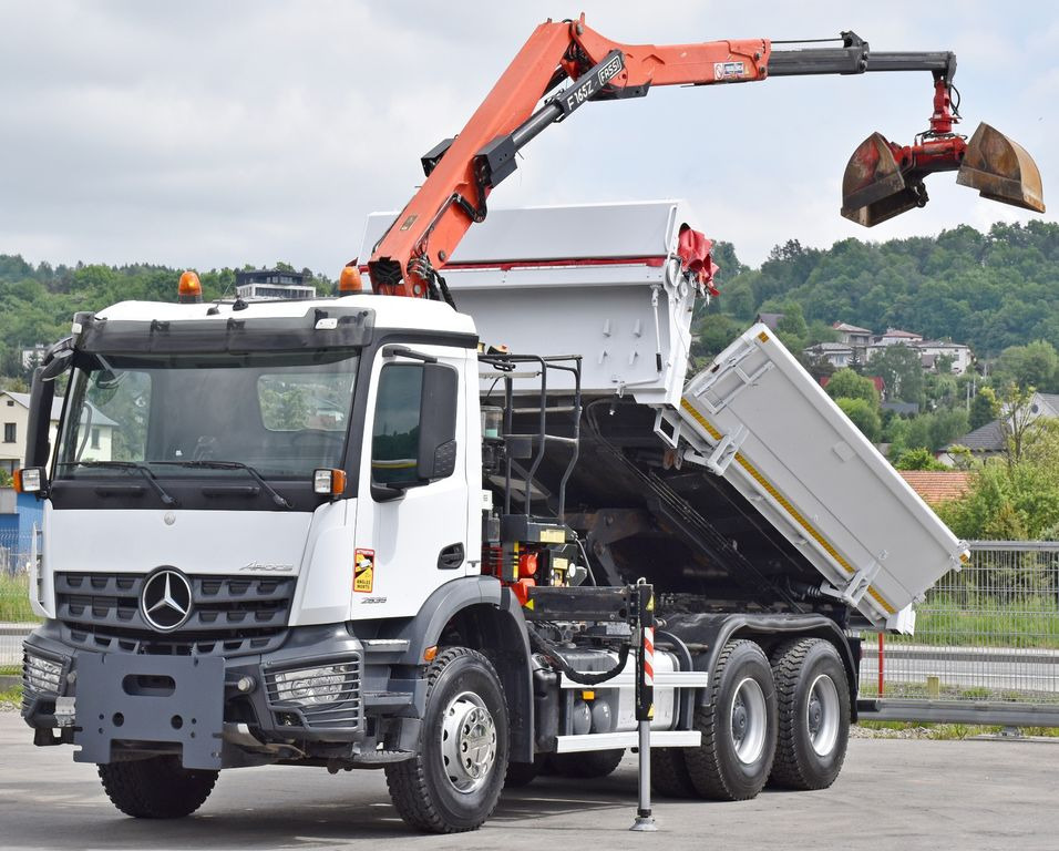 Mercedes-Benz AROCS 2635* FASSI F165AZ.0.22 + FUNK * 6x4 - Kraanwagen, Kipper vrachtwagen: afbeelding 3 Mercedes-Benz AROCS 2635* FASSI F165AZ.0.22 + FUNK * 6x4 - Kraanwagen, Kipper vrachtwagen: afbeelding 3