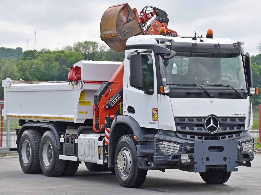 Mercedes-Benz AROCS 2635* FASSI F165AZ.0.22 + FUNK * 6x4 - Kraanwagen, Kipper vrachtwagen: afbeelding 4 Mercedes-Benz AROCS 2635* FASSI F165AZ.0.22 + FUNK * 6x4 - Kraanwagen, Kipper vrachtwagen: afbeelding 4