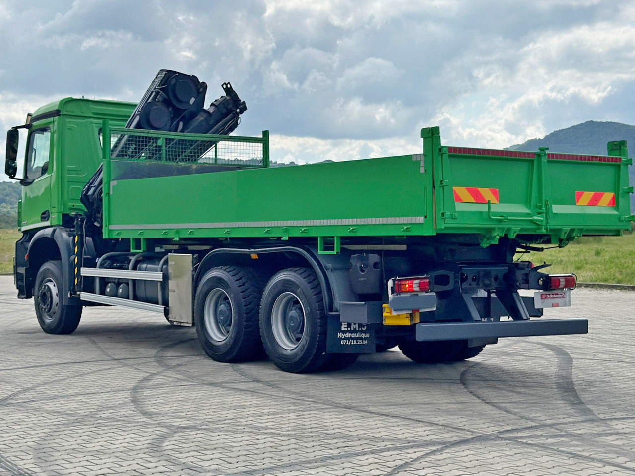 Kipper vrachtwagen, Kraanwagen Mercedes-Benz AROCS 2636 * HIAB 122 ES - 3 HIPRO *  6x4: afbeelding 7