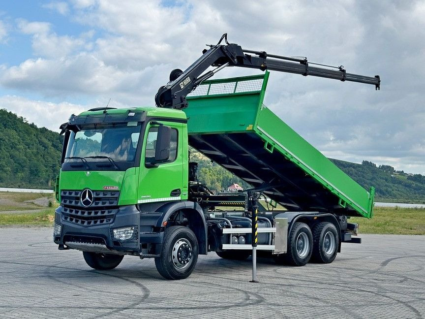 Mercedes-Benz AROCS 2636 * HIAB 122 ES - 3 HIPRO * 6x4 - Kipper vrachtwagen, Kraanwagen: afbeelding 2 Mercedes-Benz AROCS 2636 * HIAB 122 ES - 3 HIPRO * 6x4 - Kipper vrachtwagen, Kraanwagen: afbeelding 2