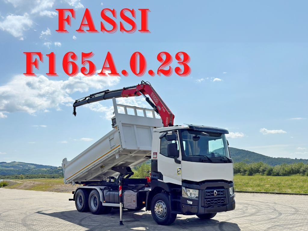 Renault C 430 * FASSI F165A.0.23 + FUNK * 6x4 - Kraanwagen: afbeelding 1 Renault C 430 * FASSI F165A.0.23 + FUNK * 6x4 - Kraanwagen: afbeelding 1