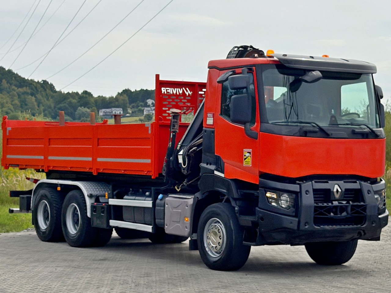 Renault K 380 * HIAB 144 BS - 3 HIDUO + FUNK * 6x4 * TOP - Kraanwagen: afbeelding 4 Renault K 380 * HIAB 144 BS - 3 HIDUO + FUNK * 6x4 * TOP - Kraanwagen: afbeelding 4
