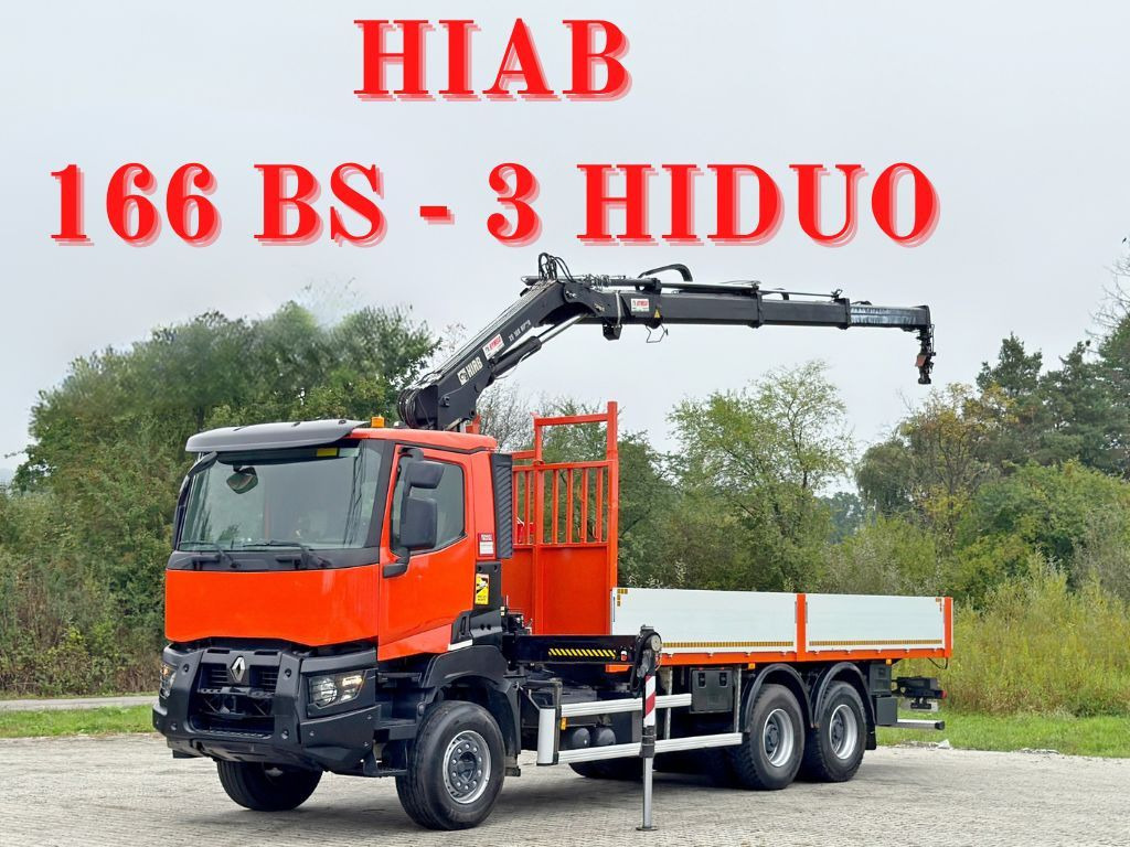 Renault K 380 * HIAB 166 BS-3 HIDUO + FUNK* 6x4 - Kraanwagen: afbeelding 1 Renault K 380 * HIAB 166 BS-3 HIDUO + FUNK* 6x4 - Kraanwagen: afbeelding 1