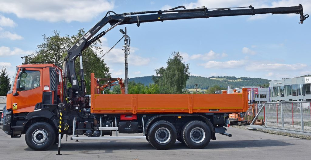 Renault K 430 * HIAB 144 B-3 HIDUO + FUNK / 6x4 - Kraanwagen, Kipper vrachtwagen: afbeelding 5 Renault K 430 * HIAB 144 B-3 HIDUO + FUNK / 6x4 - Kraanwagen, Kipper vrachtwagen: afbeelding 5