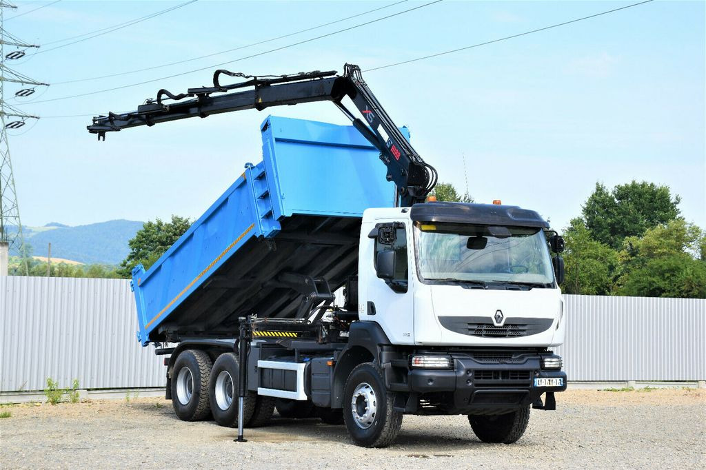 Renault KERAX 370 DXI* HIAB 122B-3 HIDUO/FUNK * 6x4 Renault KERAX 370 DXI* HIAB 122B-3 HIDUO/FUNK * 6x4 - Kraanwagen, Kipper vrachtwagen: afbeelding 1 Renault KERAX 370 DXI* HIAB 122B-3 HIDUO/FUNK * 6x4 Renault KERAX 370 DXI* HIAB 122B-3 HIDUO/FUNK * 6x4 - Kraanwagen, Kipper vrachtwagen: afbeelding 1