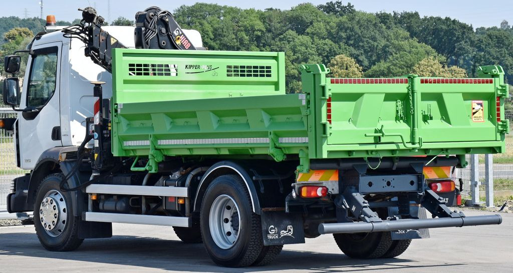 Kraanwagen, Kipper vrachtwagen Renault MIDLUM 220 DXI *KIPPER 3,80m *HIAB 077 B-2 DUO: afbeelding 8