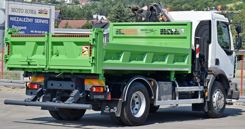 Kraanwagen, Kipper vrachtwagen Renault MIDLUM 220 DXI *KIPPER 3,80m *HIAB 077 B-2 DUO: afbeelding 7