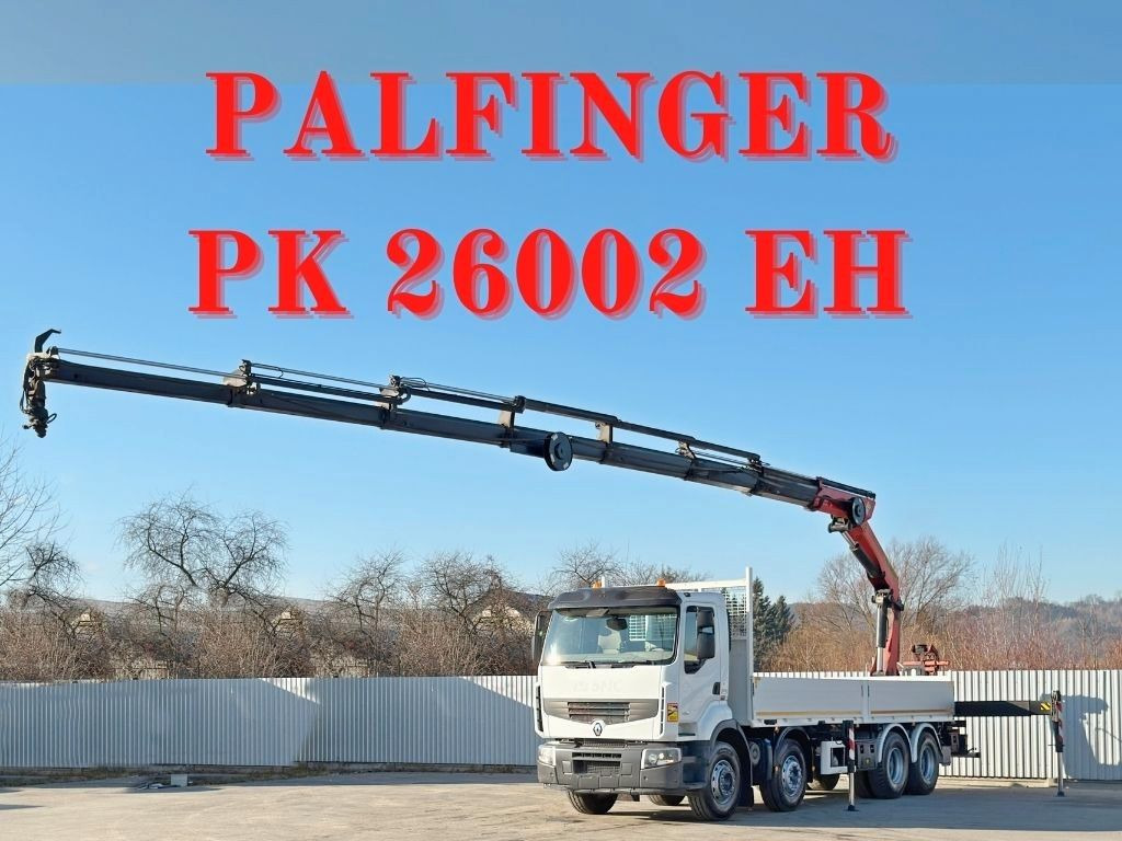 Renault Premium 430 DXI * PRITSCHE 7,40m *PK 26002 EH - Kraanwagen: afbeelding 1 Renault Premium 430 DXI * PRITSCHE 7,40m *PK 26002 EH - Kraanwagen: afbeelding 1