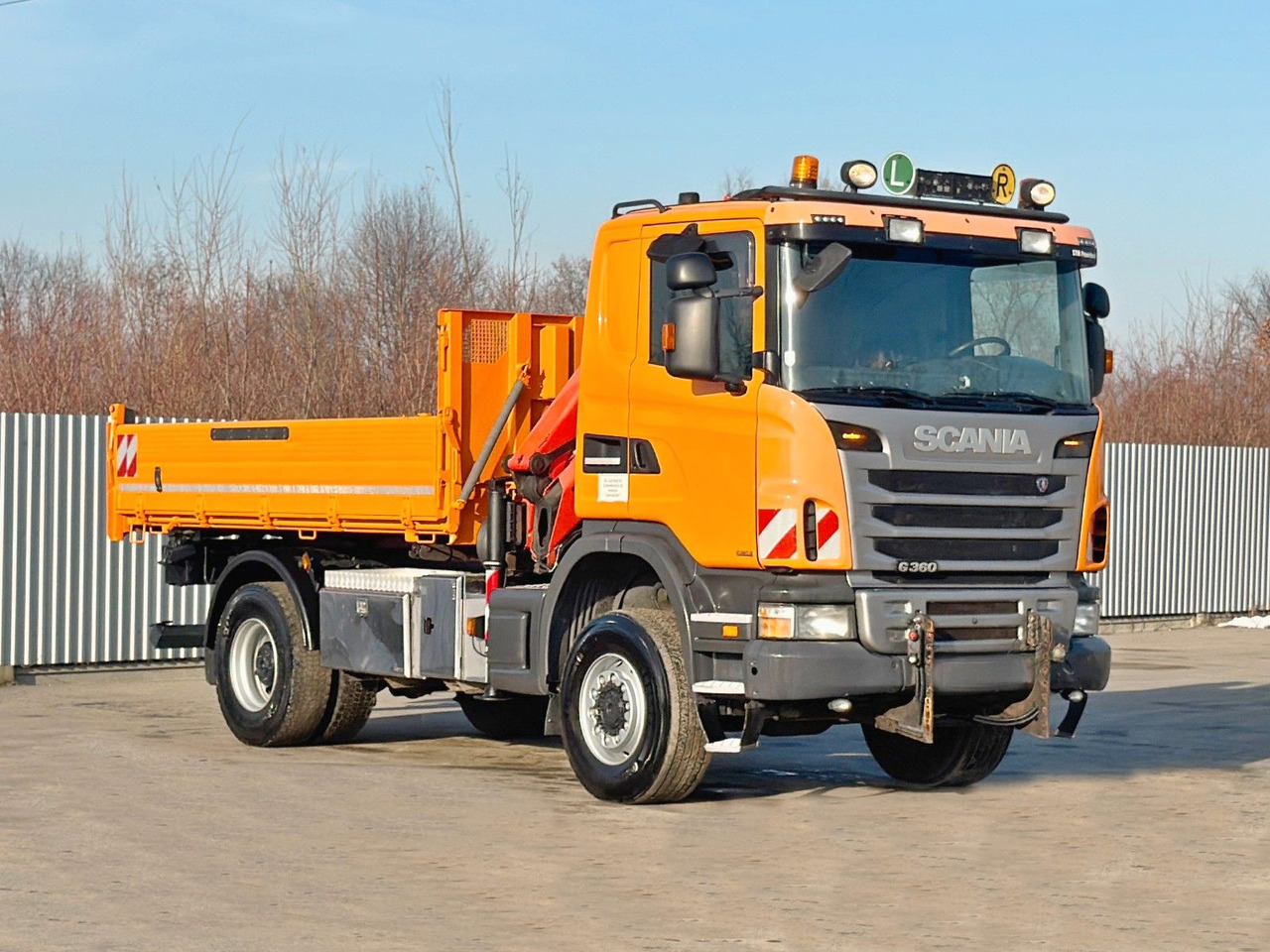 Scania G 360 * KIPPER 4,15m * PALFINGER PK 11002/ 4x4 - Kraanwagen: afbeelding 3 Scania G 360 * KIPPER 4,15m * PALFINGER PK 11002/ 4x4 - Kraanwagen: afbeelding 3