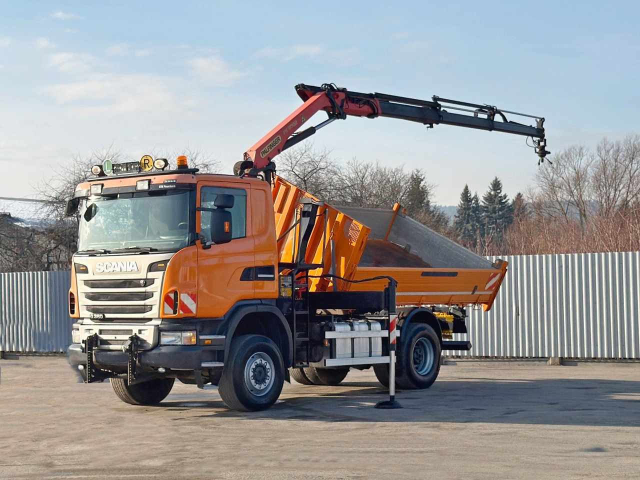 Scania G 360 * KIPPER 4,15m * PALFINGER PK 11002/ 4x4 - Kraanwagen: afbeelding 5 Scania G 360 * KIPPER 4,15m * PALFINGER PK 11002/ 4x4 - Kraanwagen: afbeelding 5
