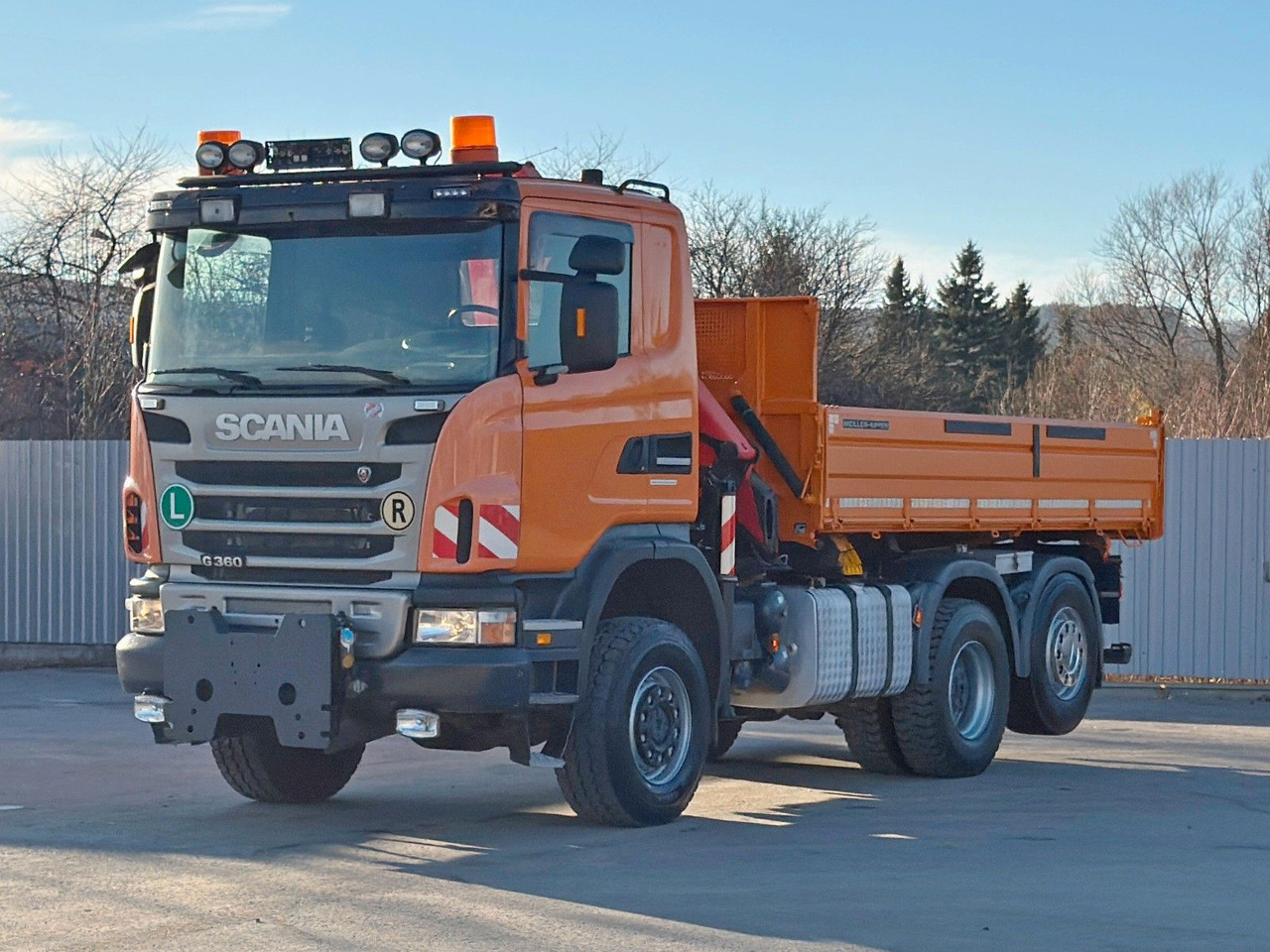 Scania G 360 * KIPPER 4,60m * PALFINGER PK 11002/ 4x4 - Kraanwagen: afbeelding 4 Scania G 360 * KIPPER 4,60m * PALFINGER PK 11002/ 4x4 - Kraanwagen: afbeelding 4