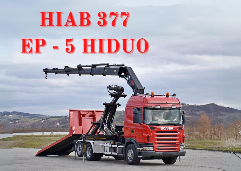 Scania G 400 * Abschleppwagen 6,40m* KRAN + FUNK * TOP Scania G 400 * Abschleppwagen 6,40m* KRAN + FUNK * TOP - Haakarmsysteem vrachtwagen, Kraanwagen: afbeelding 1 Scania G 400 * Abschleppwagen 6,40m* KRAN + FUNK * TOP Scania G 400 * Abschleppwagen 6,40m* KRAN + FUNK * TOP - Haakarmsysteem vrachtwagen, Kraanwagen: afbeelding 1