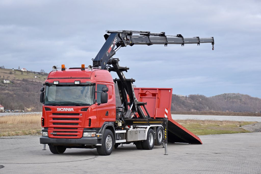 Scania G 400 * Abschleppwagen 6,40m* KRAN + FUNK * TOP Scania G 400 * Abschleppwagen 6,40m* KRAN + FUNK * TOP - Kraanwagen, Haakarmsysteem vrachtwagen: afbeelding 2 Scania G 400 * Abschleppwagen 6,40m* KRAN + FUNK * TOP Scania G 400 * Abschleppwagen 6,40m* KRAN + FUNK * TOP - Kraanwagen, Haakarmsysteem vrachtwagen: afbeelding 2