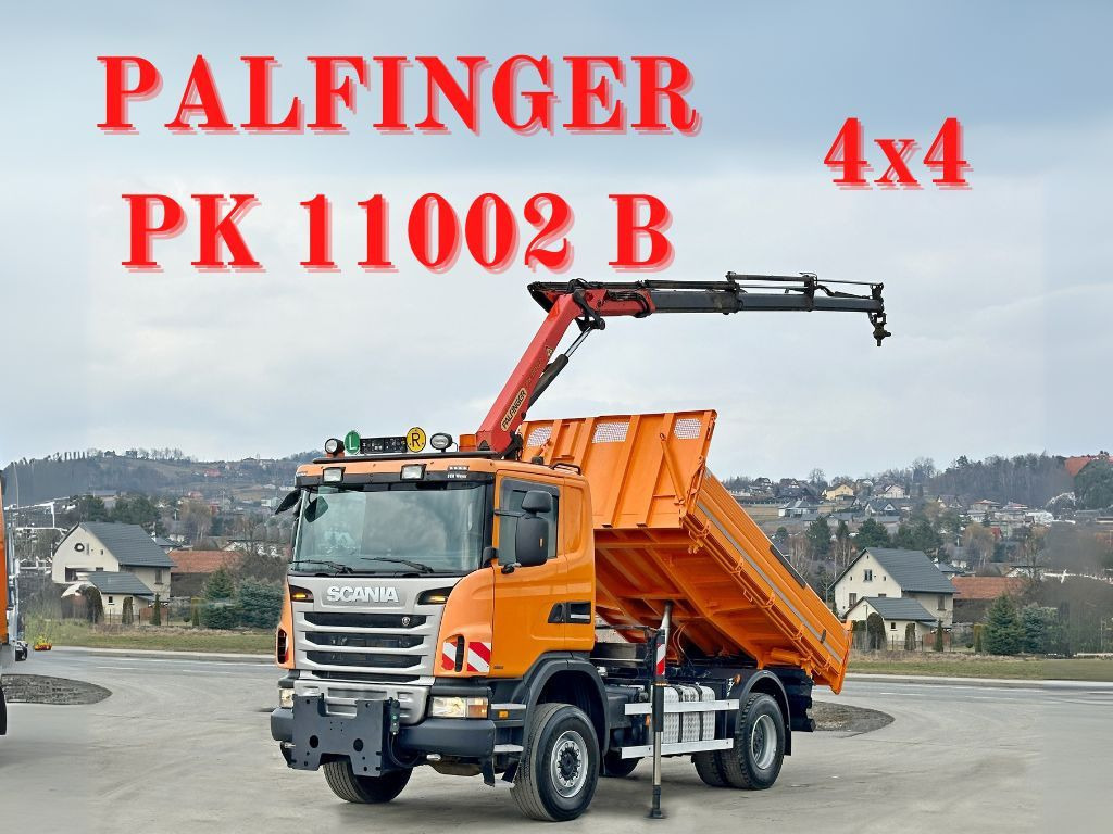 Scania G360 Kipper 4,10m *PK 11002 B + FUNK *4x4 Scania G360 Kipper 4,10m *PK 11002 B + FUNK *4x4 - Kraanwagen, Kipper vrachtwagen: afbeelding 1 Scania G360 Kipper 4,10m *PK 11002 B + FUNK *4x4 Scania G360 Kipper 4,10m *PK 11002 B + FUNK *4x4 - Kraanwagen, Kipper vrachtwagen: afbeelding 1