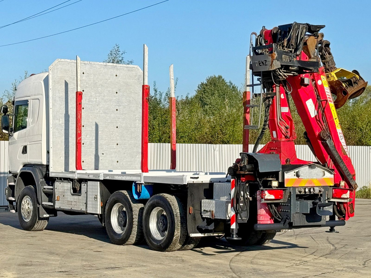 Houttransport, Kraanwagen Scania G490* HOLZTRANSPORTER * PENZ 12Z8.70* 6x6: afbeelding 7