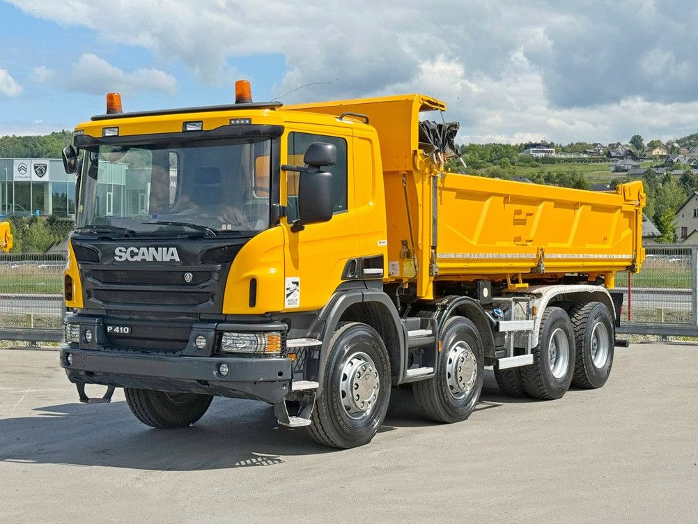 Scania P 410 Kipper 6,00m * 8x4 * TOPZUSTAND ! Scania P 410 Kipper 6,00m * 8x4 * TOPZUSTAND ! - Kipper vrachtwagen: afbeelding 1 Scania P 410 Kipper 6,00m * 8x4 * TOPZUSTAND ! Scania P 410 Kipper 6,00m * 8x4 * TOPZUSTAND ! - Kipper vrachtwagen: afbeelding 1