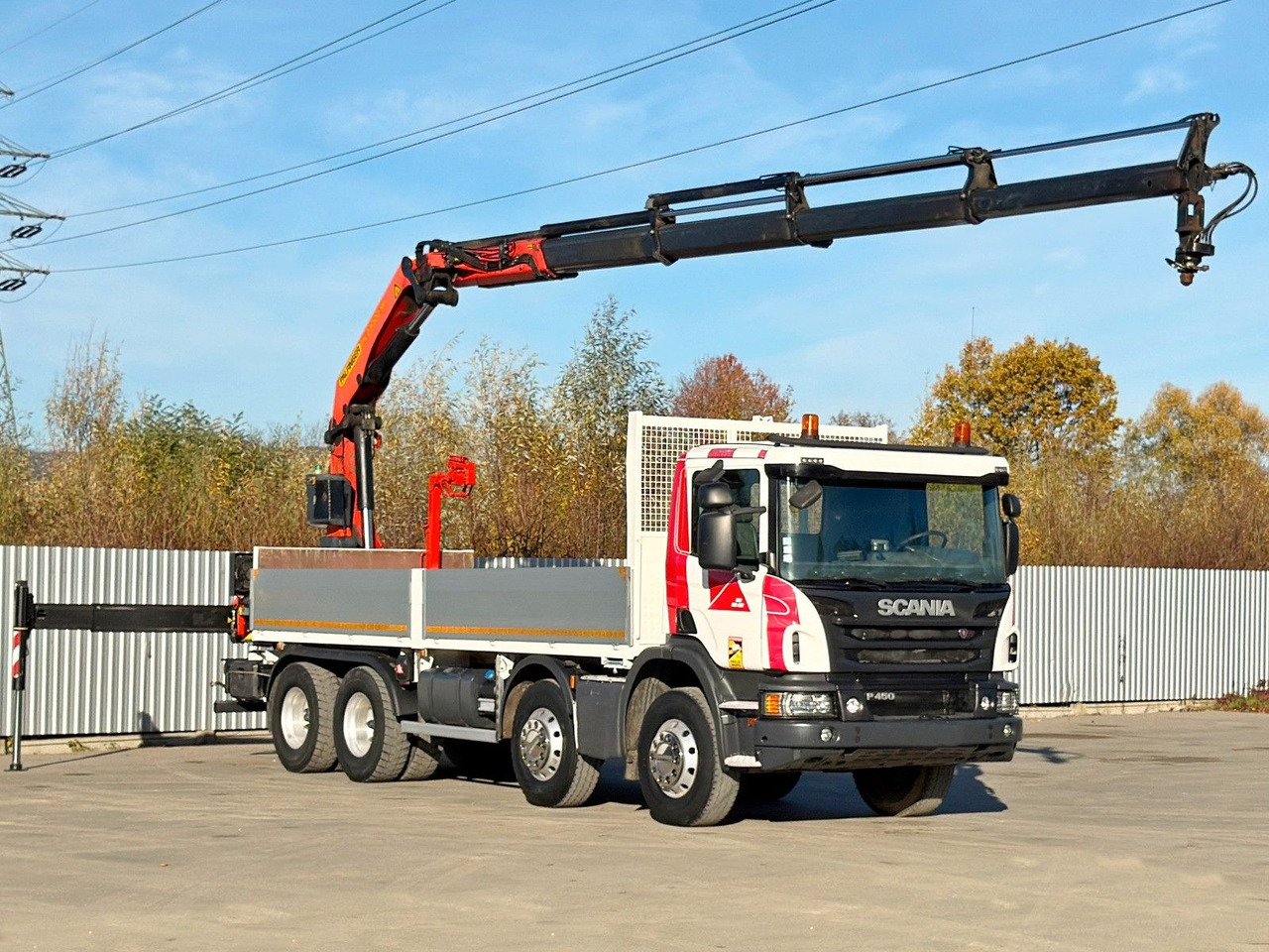 Scania P 450* PRITSCHE 6,90m * PK 23002- SH C FUNK *8x4 - Kraanwagen: afbeelding 2 Scania P 450* PRITSCHE 6,90m * PK 23002- SH C FUNK *8x4 - Kraanwagen: afbeelding 2