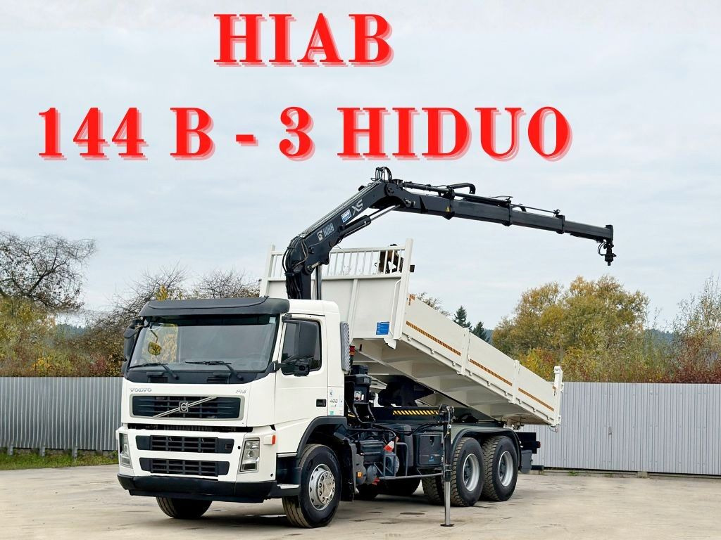 Volvo FM 400 Kipper 6,20m * HIAB 144 B-3 HIDUO* 6x4 - Kipper vrachtwagen: afbeelding 1 Volvo FM 400 Kipper 6,20m * HIAB 144 B-3 HIDUO* 6x4 - Kipper vrachtwagen: afbeelding 1