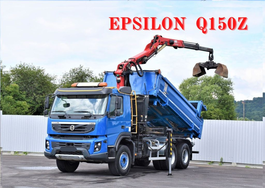 Volvo FMX 370 Kipper 4,90m *EPSILON Q150Z/FUNK*6x4 Volvo FMX 370 Kipper 4,90m *EPSILON Q150Z/FUNK*6x4 - Kraanwagen, Kipper vrachtwagen: afbeelding 1 Volvo FMX 370 Kipper 4,90m *EPSILON Q150Z/FUNK*6x4 Volvo FMX 370 Kipper 4,90m *EPSILON Q150Z/FUNK*6x4 - Kraanwagen, Kipper vrachtwagen: afbeelding 1