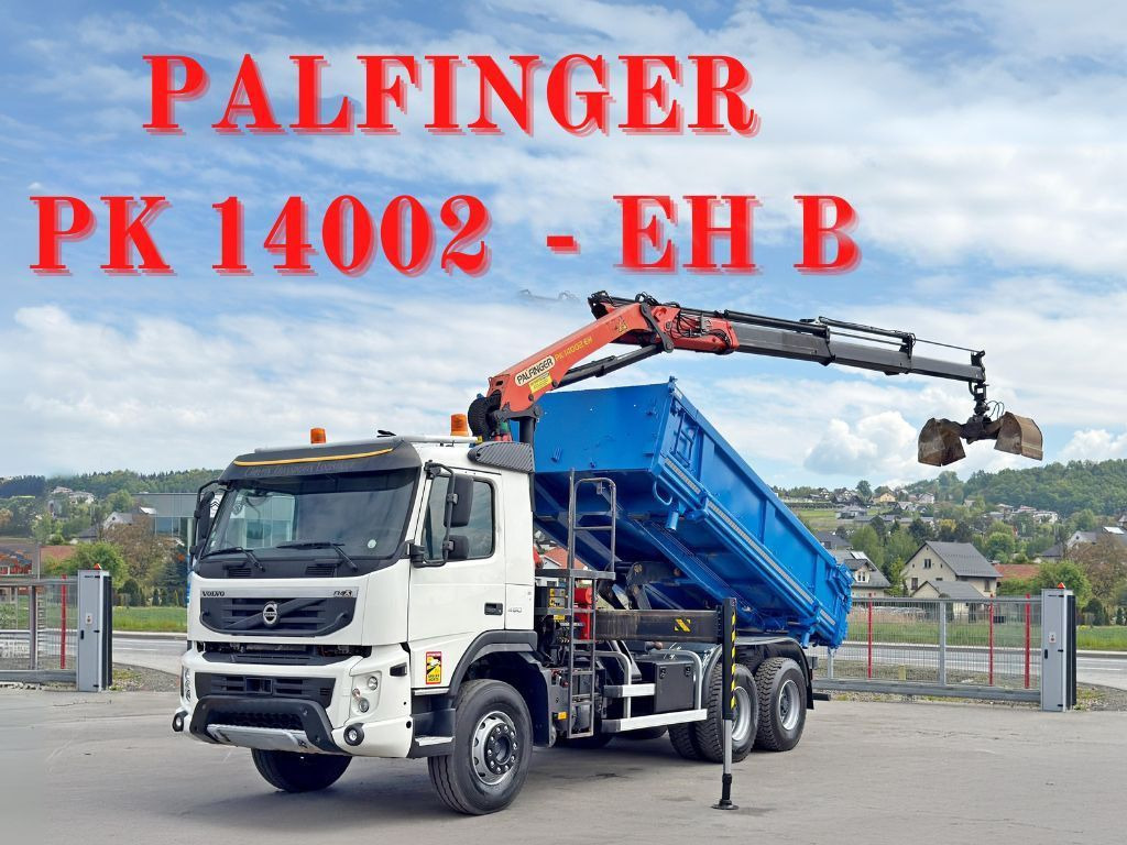 Volvo FMX 450 Kipper 5,15m * PK 14002-EH B * 6x4 * TOP - Kraanwagen: afbeelding 1 Volvo FMX 450 Kipper 5,15m * PK 14002-EH B * 6x4 * TOP - Kraanwagen: afbeelding 1