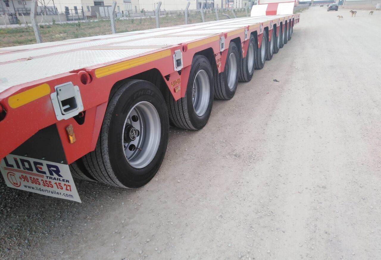 Nieuw Dieplader oplegger LIDER 2025 model 150 Tons capacity Lowbed semi trailer: afbeelding 18