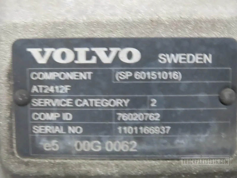 Volvo 60151016 Versnellingsbak AT2412F Volvo - Versnellingsbak voor Vrachtwagen: afbeelding 3 Volvo 60151016 Versnellingsbak AT2412F Volvo - Versnellingsbak voor Vrachtwagen: afbeelding 3