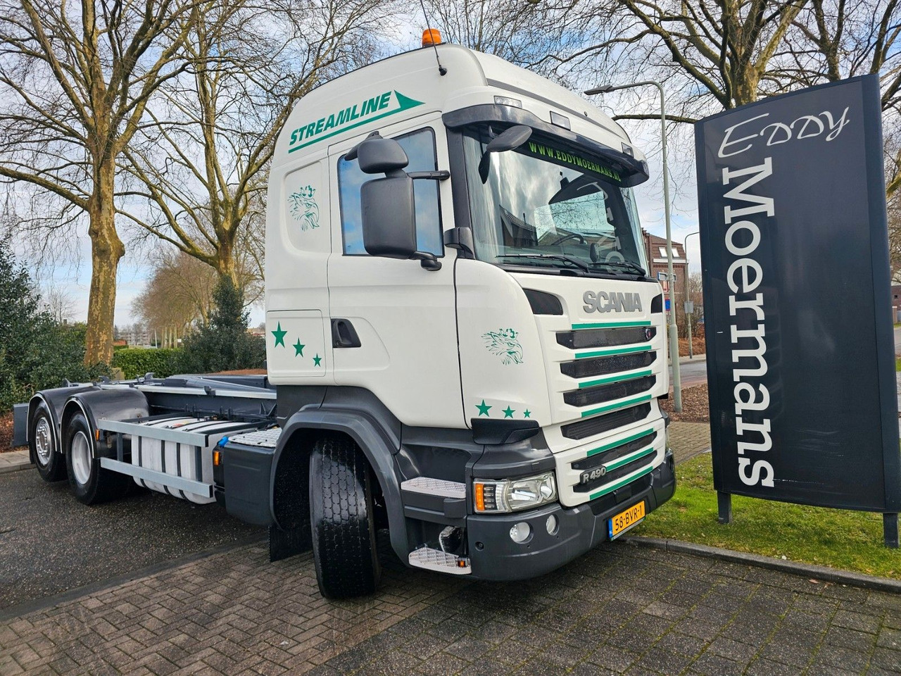 Scania R490 Highline Abrollkipper - Haakarmsysteem vrachtwagen: afbeelding 1 Scania R490 Highline Abrollkipper - Haakarmsysteem vrachtwagen: afbeelding 1