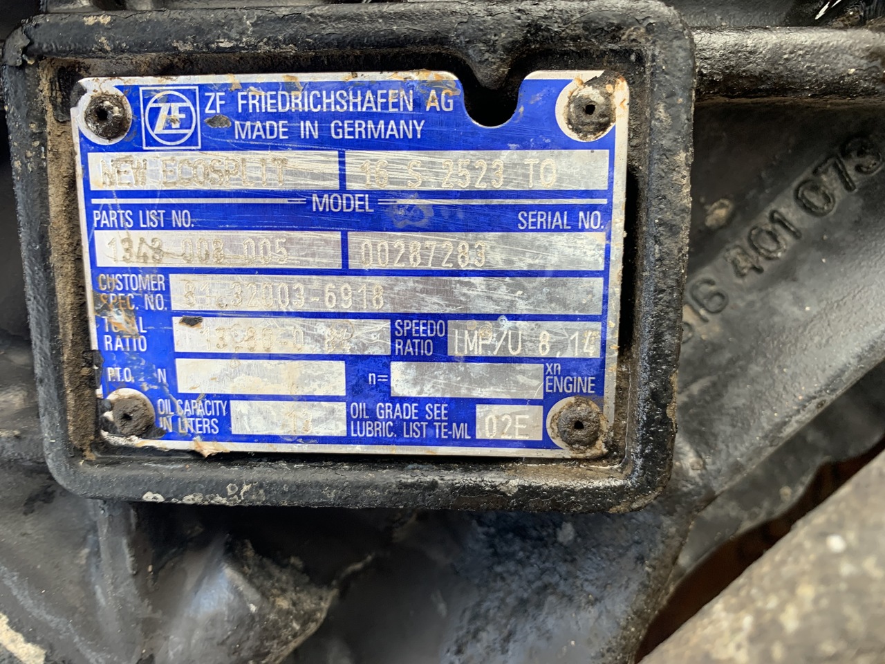 GEARBOX 16S2523 MAN TGA - Versnellingsbak voor Vrachtwagen: afbeelding 2 GEARBOX 16S2523 MAN TGA - Versnellingsbak voor Vrachtwagen: afbeelding 2