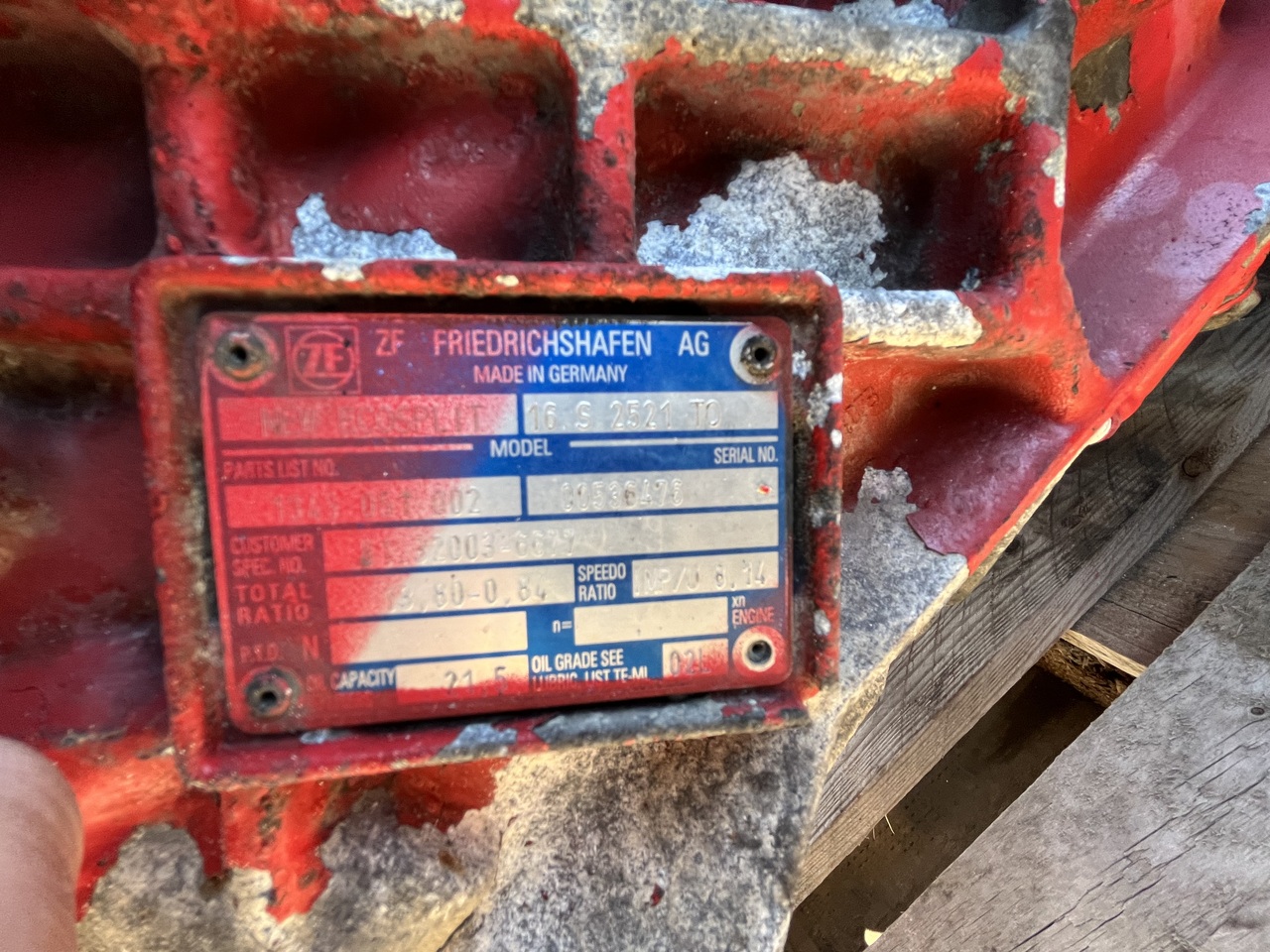 GEARBOX ZF 16S2521-INTARTER MAN TGA - Versnellingsbak voor Vrachtwagen: afbeelding 5 GEARBOX ZF 16S2521-INTARTER MAN TGA - Versnellingsbak voor Vrachtwagen: afbeelding 5