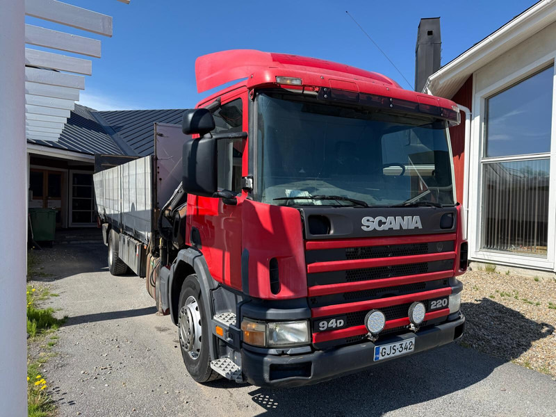 Volvo Scania P94 - Vrachtwagen met open laadbak, Kraanwagen: afbeelding 3 Volvo Scania P94 - Vrachtwagen met open laadbak, Kraanwagen: afbeelding 3