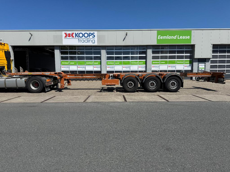 Broshuis MFCC container chassis Multi functioneel 2x 20 1x 30 1x 40 1x 45 saf assen uitschuifbaar tot 14,40 - Chassis oplegger: afbeelding 1 Broshuis MFCC container chassis Multi functioneel 2x 20 1x 30 1x 40 1x 45 saf assen uitschuifbaar tot 14,40 - Chassis oplegger: afbeelding 1
