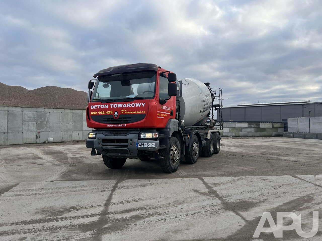 RENAULT KERAX + KIPPER - Betonmixer: afbeelding 1 RENAULT KERAX + KIPPER - Betonmixer: afbeelding 1