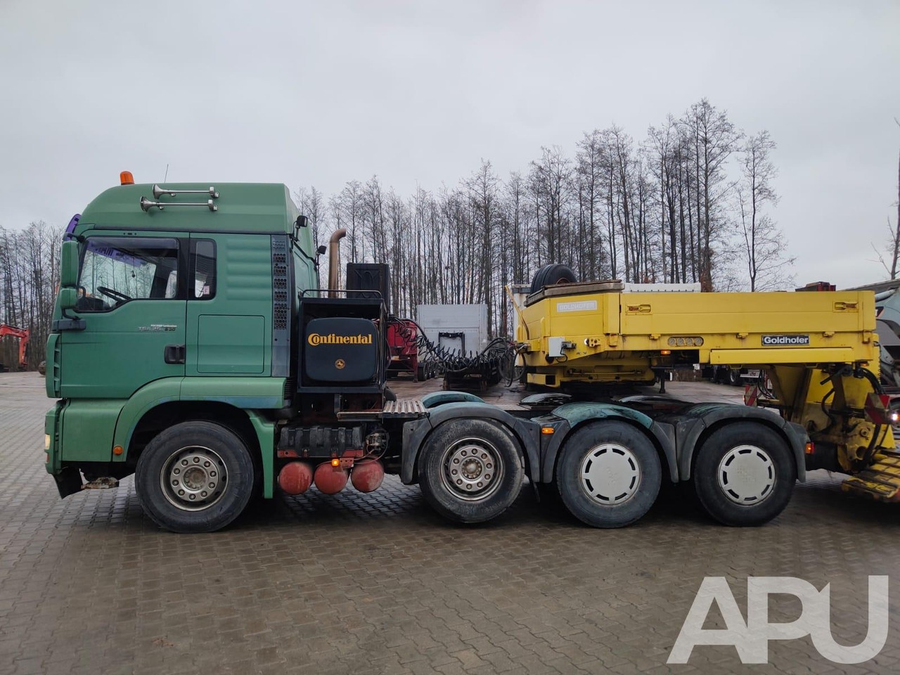 Man 26.463+ Goldhofer Tiefbett kpl - Trekker, Dieplader oplegger: afbeelding 3 Man 26.463+ Goldhofer Tiefbett kpl - Trekker, Dieplader oplegger: afbeelding 3