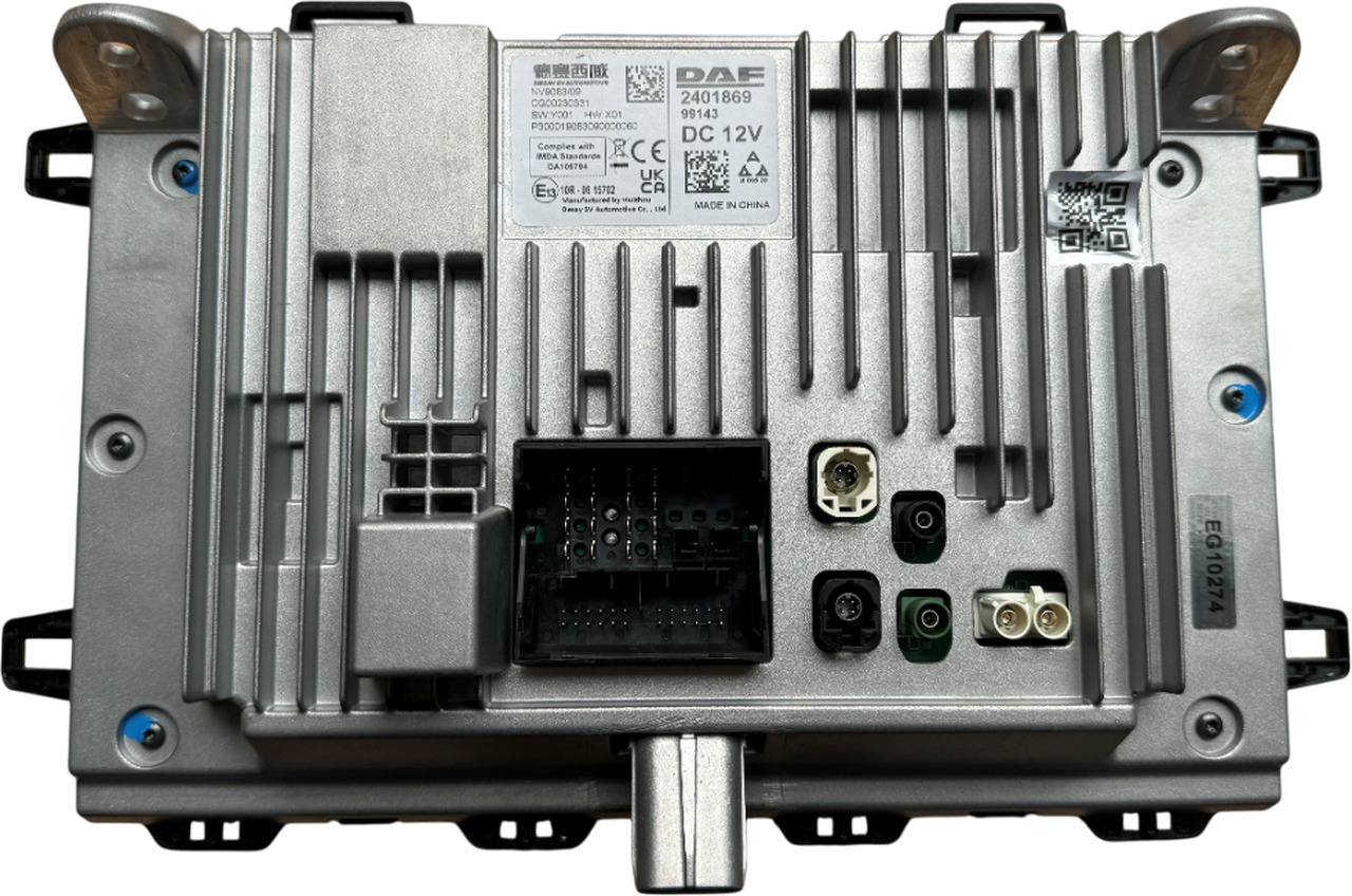 DAF XD XF XG INFOTAINMENT (IVI) MET DISPLAY 2401869 - ECU voor Vrachtwagen: afbeelding 2 DAF XD XF XG INFOTAINMENT (IVI) MET DISPLAY 2401869 - ECU voor Vrachtwagen: afbeelding 2