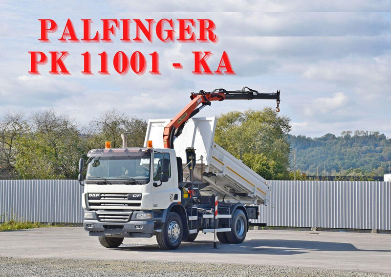 DAF CF 75.310 Kipper 4,30 m* KRAN * TOPZUSTAND - Kipper vrachtwagen: afbeelding 1 DAF CF 75.310 Kipper 4,30 m* KRAN * TOPZUSTAND - Kipper vrachtwagen: afbeelding 1