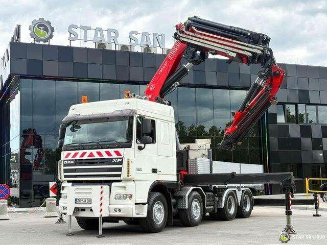 DAF XF 105.510 8x4 FASSI F800 XP Crane Fifth wheel - Vrachtwagen met open laadbak, Kraanwagen: afbeelding 2 DAF XF 105.510 8x4 FASSI F800 XP Crane Fifth wheel - Vrachtwagen met open laadbak, Kraanwagen: afbeelding 2