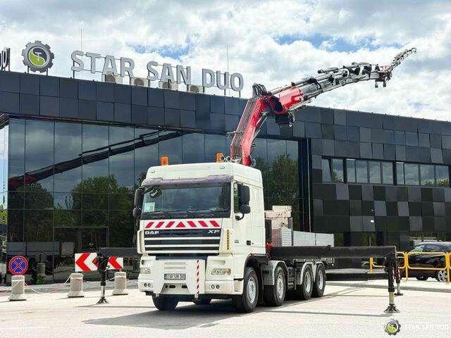 DAF XF 105.510 8x4 FASSI F800 XP Crane Fifth wheel - Vrachtwagen met open laadbak, Kraanwagen: afbeelding 1 DAF XF 105.510 8x4 FASSI F800 XP Crane Fifth wheel - Vrachtwagen met open laadbak, Kraanwagen: afbeelding 1