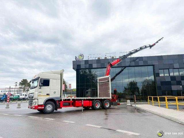 DAF XF 440 6x2 Fassi F365 FLY JIBCranePallet Grippe - Vrachtwagen met open laadbak, Kraanwagen: afbeelding 3 DAF XF 440 6x2 Fassi F365 FLY JIBCranePallet Grippe - Vrachtwagen met open laadbak, Kraanwagen: afbeelding 3