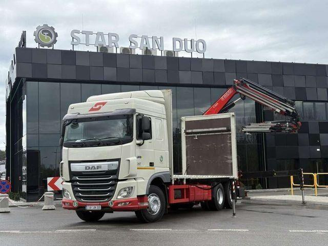 DAF XF 440 6x2 Fassi F365 FLY JIBCranePallet Grippe - Vrachtwagen met open laadbak, Kraanwagen: afbeelding 1 DAF XF 440 6x2 Fassi F365 FLY JIBCranePallet Grippe - Vrachtwagen met open laadbak, Kraanwagen: afbeelding 1