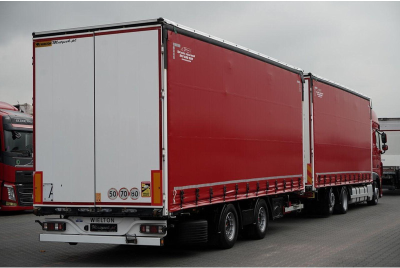 DAF XF 480 / ZESTAW TANDEM / 120 M3 / PRZEJAZDOWY / 6x2 / OŚ PODNOS - Schuifzeilen vrachtwagen: afbeelding 3 DAF XF 480 / ZESTAW TANDEM / 120 M3 / PRZEJAZDOWY / 6x2 / OŚ PODNOS - Schuifzeilen vrachtwagen: afbeelding 3