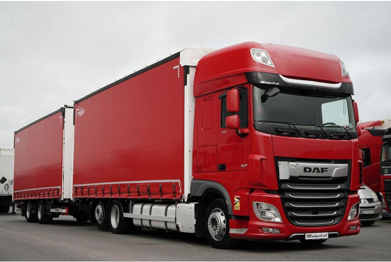 DAF XF 480 / ZESTAW TANDEM / 120 M3 / PRZEJAZDOWY / 6x2 / OŚ PODNOS - Schuifzeilen vrachtwagen: afbeelding 4 DAF XF 480 / ZESTAW TANDEM / 120 M3 / PRZEJAZDOWY / 6x2 / OŚ PODNOS - Schuifzeilen vrachtwagen: afbeelding 4