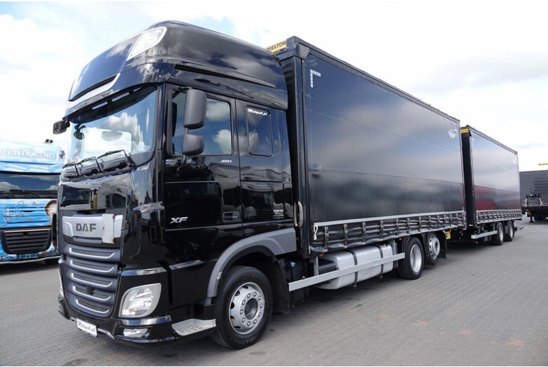 DAF XF 480 / ZESTAW TANDEM / 120 M3 / PRZEJAZDOWY / I-PARK COOL / 20 - Schuifzeilen vrachtwagen: afbeelding 2 DAF XF 480 / ZESTAW TANDEM / 120 M3 / PRZEJAZDOWY / I-PARK COOL / 20 - Schuifzeilen vrachtwagen: afbeelding 2