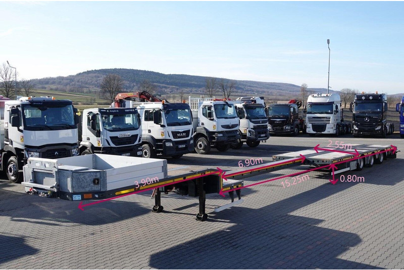 Emtech NACZEPA LAWETA / NISKOPODWOZIE / ROZCIĄGANA / DŁUGOŚĆ: 15,5 M / - Dieplader oplegger: afbeelding 2 Emtech NACZEPA LAWETA / NISKOPODWOZIE / ROZCIĄGANA / DŁUGOŚĆ: 15,5 M / - Dieplader oplegger: afbeelding 2