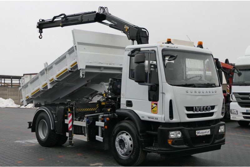 Iveco 19 - 320 KM / E 6 / Wywrotka + HDS / HYDROBURTA / 3 STRONNY KIPP - Kipper vrachtwagen, Kraanwagen: afbeelding 5 Iveco 19 - 320 KM / E 6 / Wywrotka + HDS / HYDROBURTA / 3 STRONNY KIPP - Kipper vrachtwagen, Kraanwagen: afbeelding 5