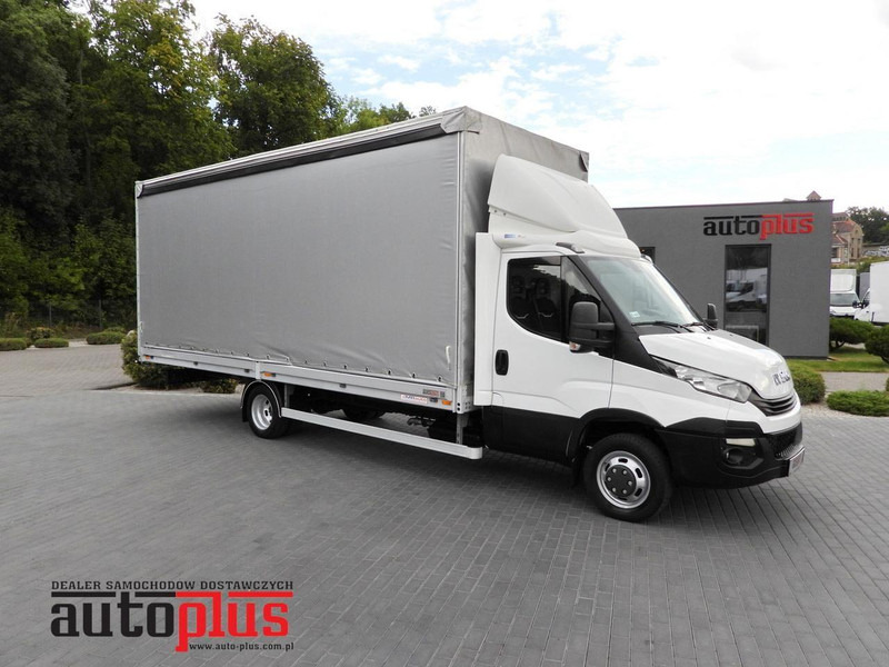 Iveco DAILY 50C15 PLANDEKA 12 PALET TEMPOMAT BLIŹNIACZE KOŁA KLIMATYZA - Huifzeil bedrijfswagen: afbeelding 1 Iveco DAILY 50C15 PLANDEKA 12 PALET TEMPOMAT BLIŹNIACZE KOŁA KLIMATYZA - Huifzeil bedrijfswagen: afbeelding 1