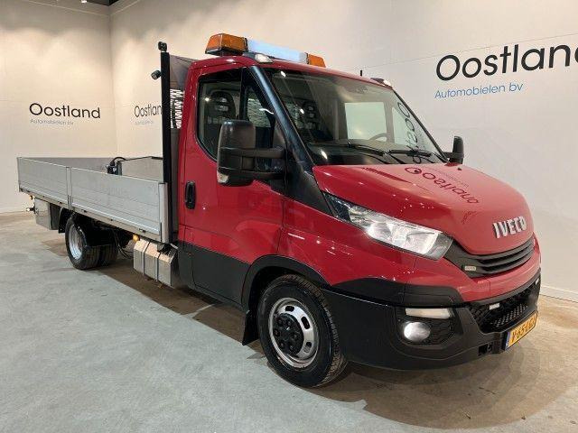 Iveco Daily 35C16 Flatbed + Crane HMF 252 T2 - Bestelwagen met open laadbak: afbeelding 1 Iveco Daily 35C16 Flatbed + Crane HMF 252 T2 - Bestelwagen met open laadbak: afbeelding 1