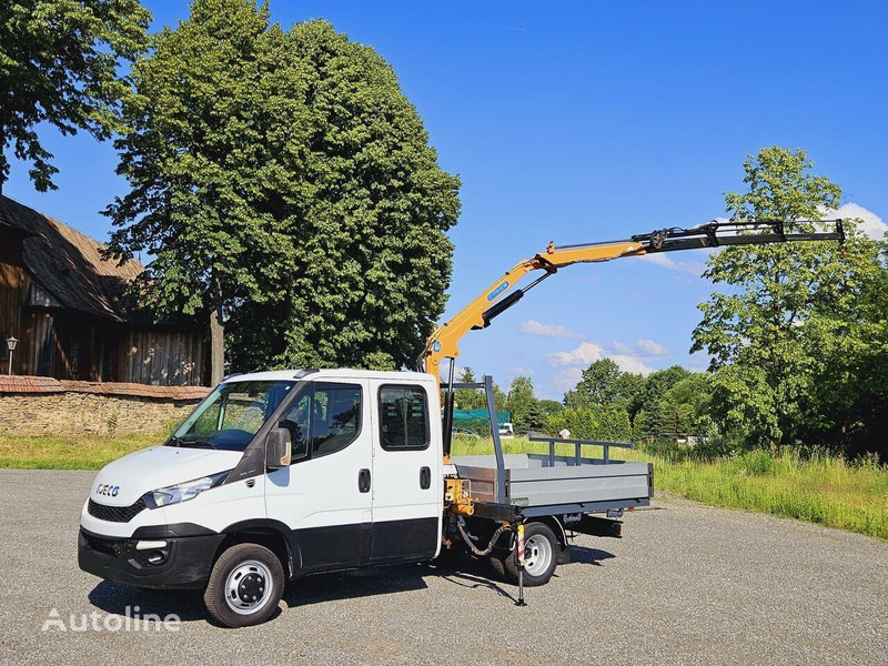 Iveco Daily 35c-15 Doka flatbed + crane Effer - Bestelwagen met open laadbak, Bestelwagen met dubbele cabine: afbeelding 4 Iveco Daily 35c-15 Doka flatbed + crane Effer - Bestelwagen met open laadbak, Bestelwagen met dubbele cabine: afbeelding 4